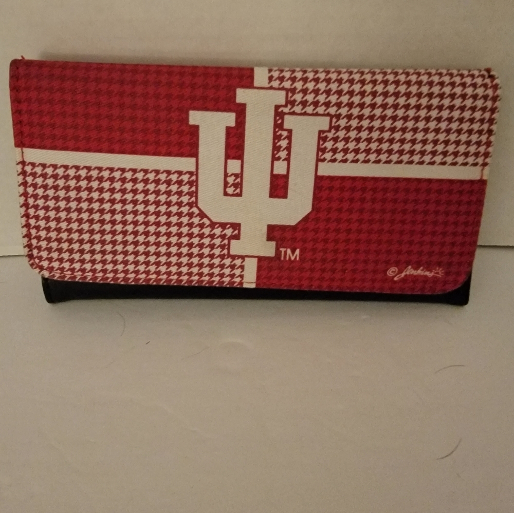 INDIANA UNIVERSITY Game Day Women's Wallet by Jenkins Red Hoosier